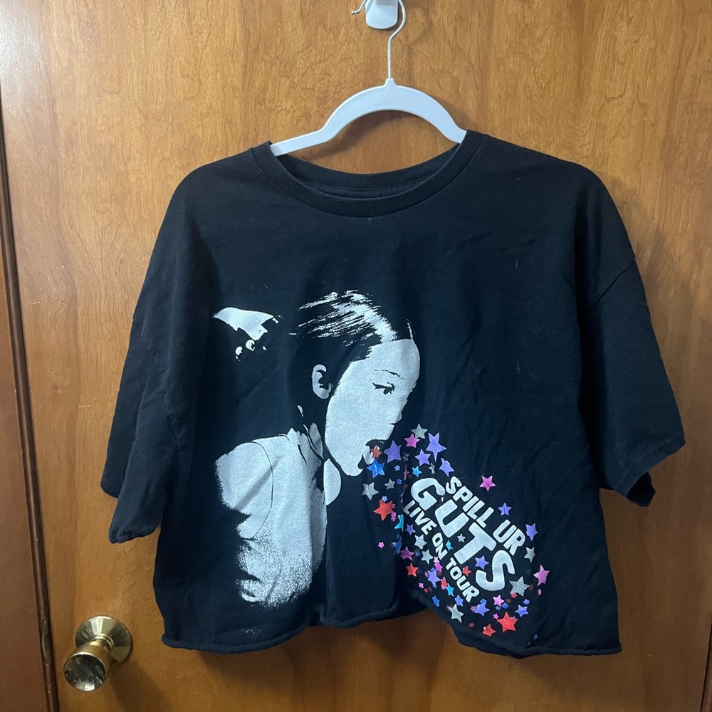 Olivia Rodrigo Glitter Guts Black World Tour Shirt
